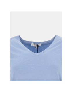 Pull col v mielo bleu femme - Morgan