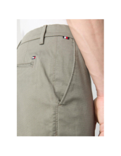 Pantalon chino denton structuré gris homme - Tommy Hilfiger