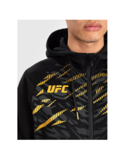 Sweat à capuche zippé ufc fusion noir doré homme - Venum