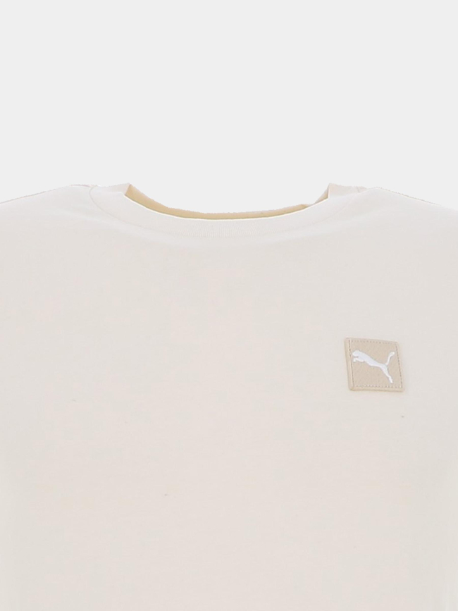 T-shirt essentials elevated écru homme - Puma