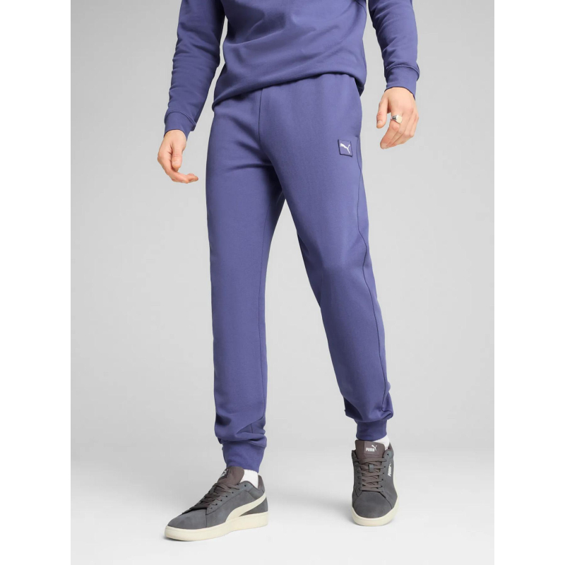 Pantalon jogging essentials elevated bleu marine homme - Puma