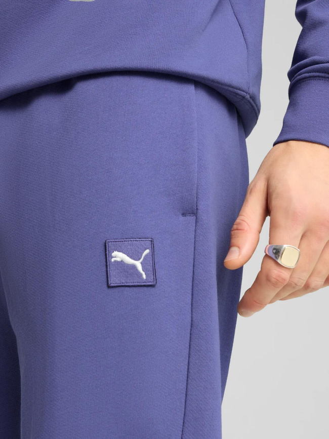 Pantalon jogging essentials elevated bleu marine homme - Puma