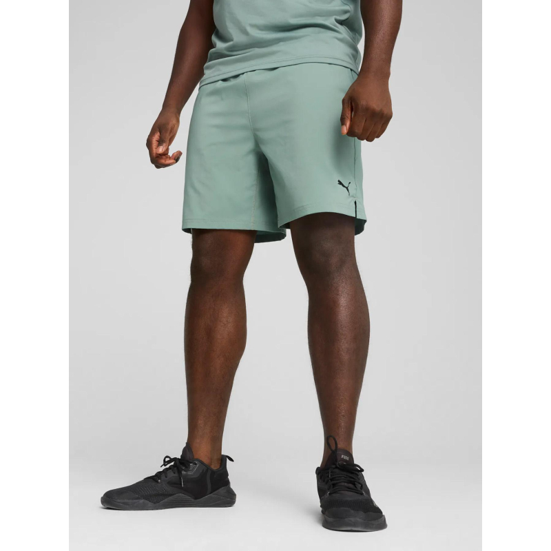 Short de sport tad essentials 7 vert homme - Puma