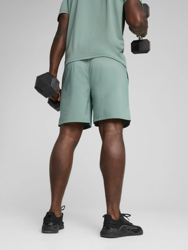 Short de sport tad essentials 7 vert homme - Puma