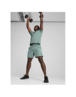 Short de sport tad essentials 7 vert homme - Puma