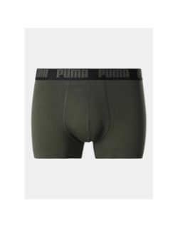 Pack de 2 boxers everyday basic kaki et noir homme - Puma