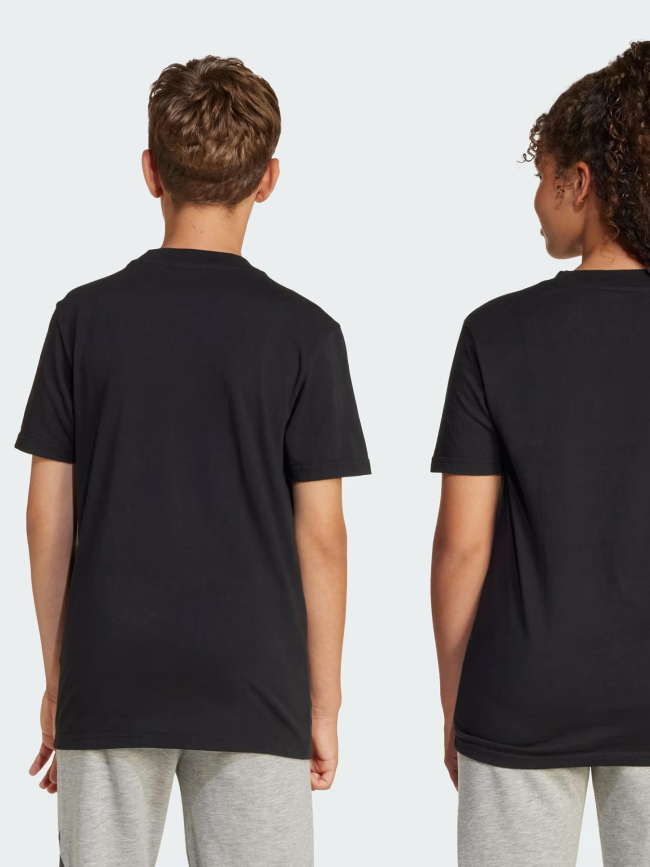 T-shirt à manches courtes j lin tee 160 noir enfant - Adidas