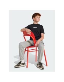 T-shirt à manches courtes j lin tee 160 noir enfant - Adidas