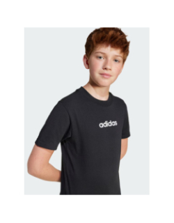 T-shirt à manches courtes j lin tee 160 noir enfant - Adidas