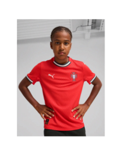 Maillot de football domicile portugal 2025 rouge enfant - Puma