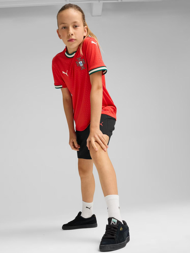 Maillot de football domicile portugal 2025 rouge enfant - Puma