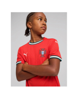 Maillot de football domicile portugal 2025 rouge enfant - Puma