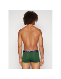 Pack de 2 boxers en coton stretch vert et noir homme - Lacoste