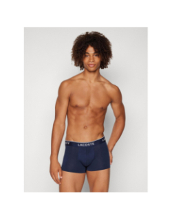 Pack de 2 boxers en coton stretch vert et noir homme - Lacoste