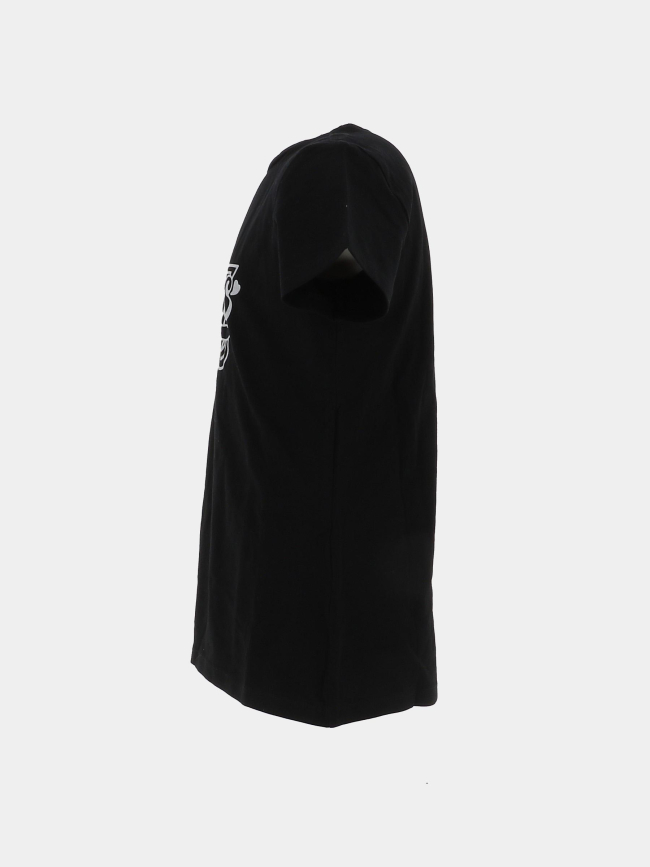 T-shirt à manches courtes logo argenté noir fille - Guess