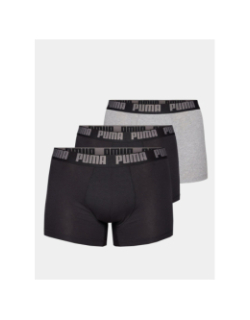 Pack de 3 boxers everyday basic noir et gris homme - Puma