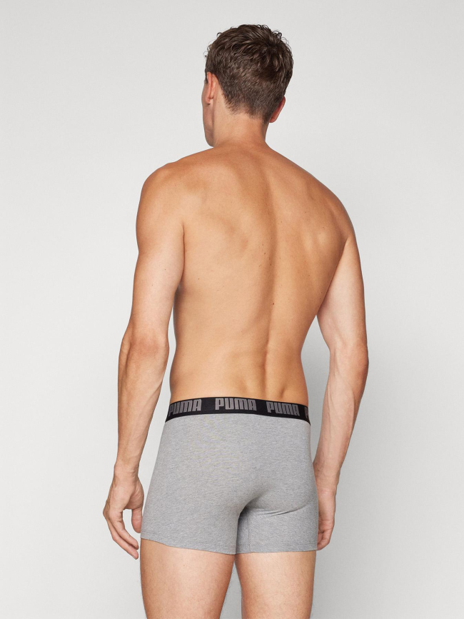 Pack de 3 boxers everyday basic noir et gris homme - Puma