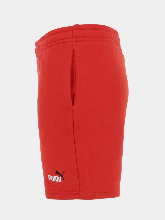 Short de sport essentials color no.1 logo rouge enfant - Puma