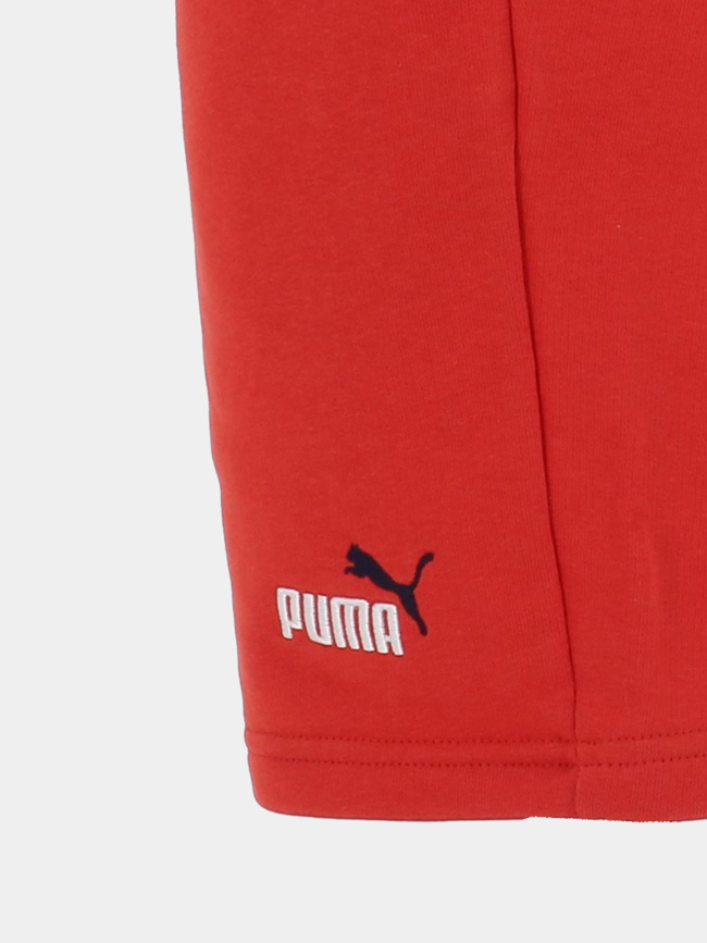 Short de sport essentials color no.1 logo rouge enfant - Puma