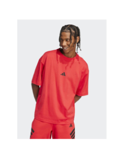 T-shirt à manches courtes future icons rouge homme - Adidas