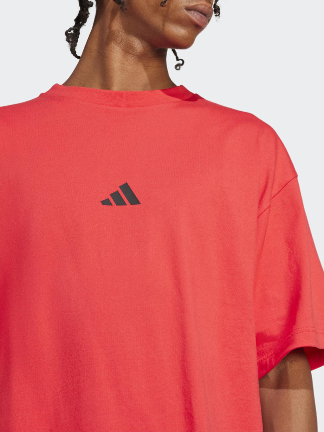 T-shirt à manches courtes future icons rouge homme - Adidas