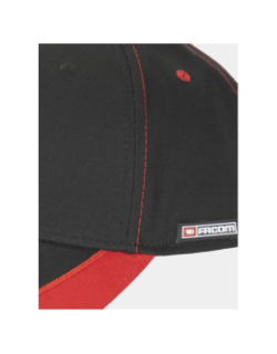 Casquette ajustable noir et rouge - Facom