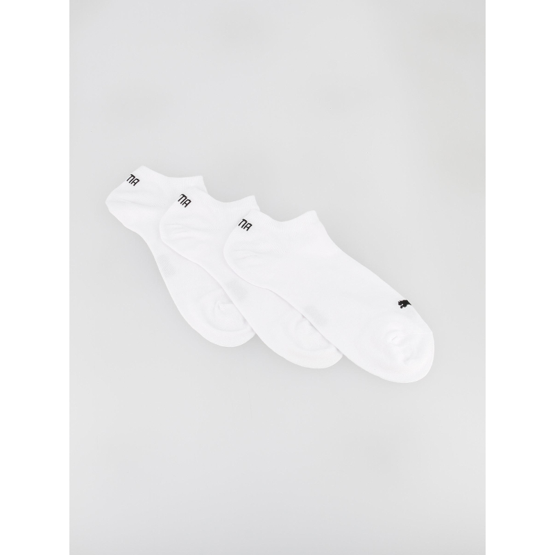 Pack 3 paires de chaussettes plain sneaker blanc enfant - Puma