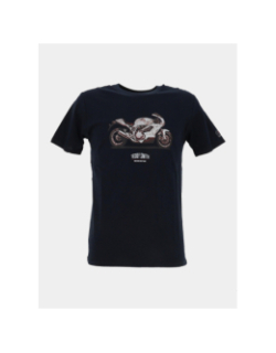 T-shirt à manches courte t-carser bleu marine homme - Teddy Smith