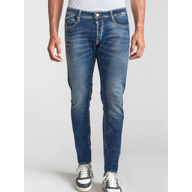 Jean jogg 700/11 ajustée slim bleu homme - Le Temps Des Cerises