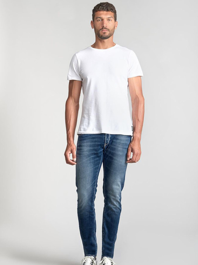 Jean jogg 700/11 ajustée slim bleu homme - Le Temps Des Cerises