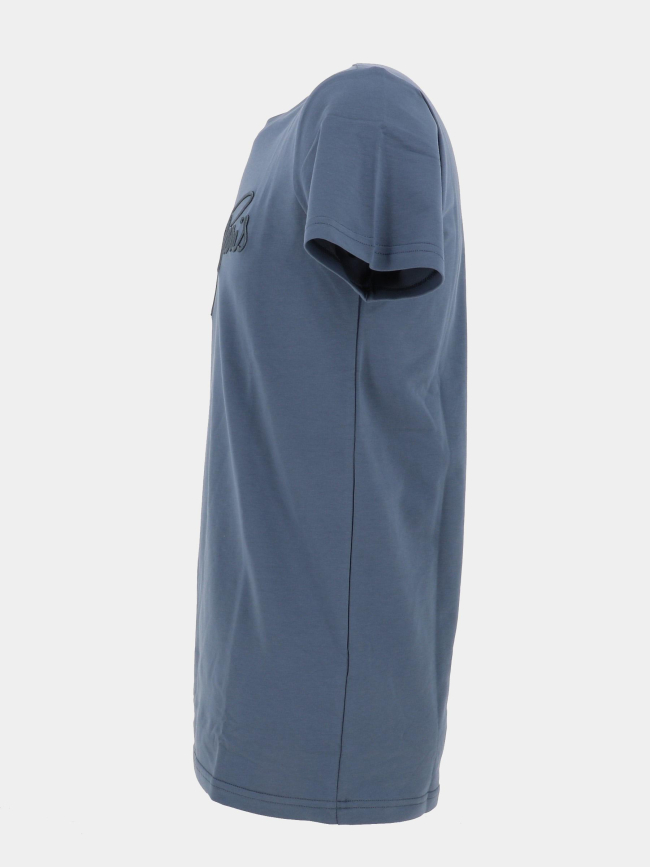 T-shirt logo brodé bleu gris homme - Project X Paris