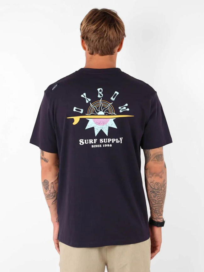 T-shirt à manches courtes sandbar bleu marine homme - Oxbow
