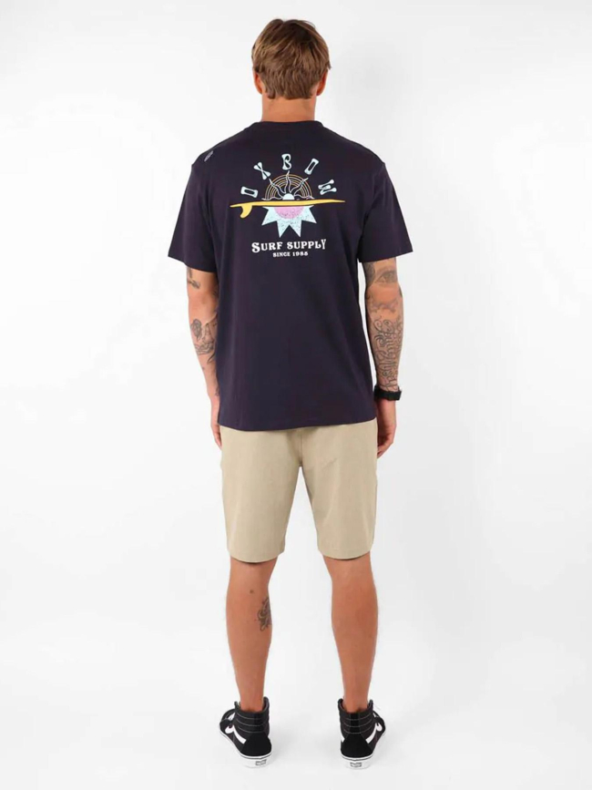 T-shirt à manches courtes sandbar bleu marine homme - Oxbow
