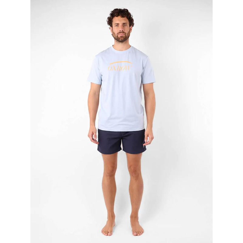 T-shirt à manches courtes tailai bleu gris homme - Oxbow