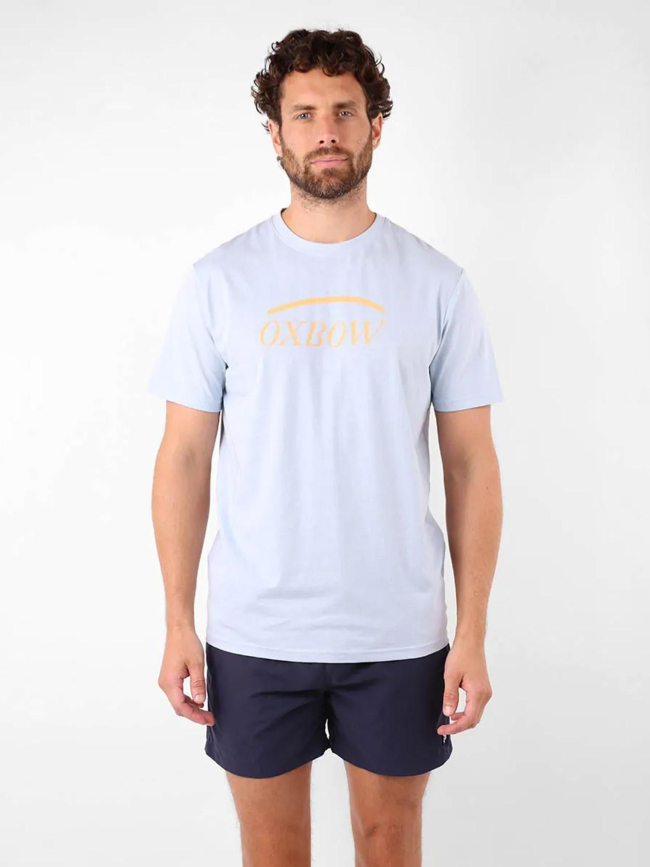 T-shirt à manches courtes tailai bleu gris homme - Oxbow