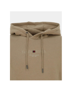 Sweat à capuche s-jim beige homme - Teddy Smith