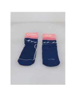 Paire de chaussettes randonnée double gr rose adule - BV Sport