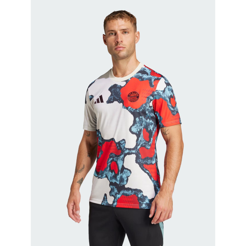 Maillot d'échauffement FCB 24/25 multicolore homme - Adidas