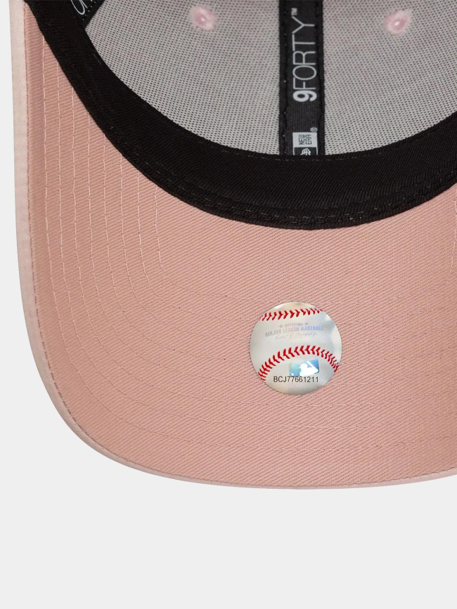Casquette 9forty satin NY yankees rose femme - New Era
