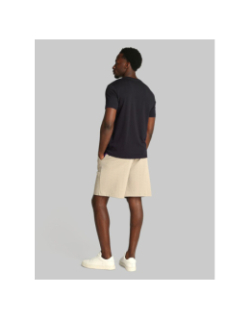 T-shirt à manches courtes double logo noir homme - Calvin Klein