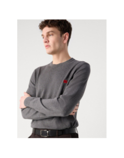Pull fin san cassius gris homme - Hugo
