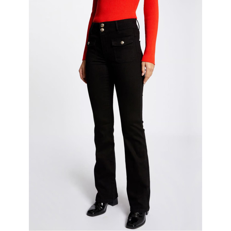 Jean bootcut polen noir femme - Morgan
