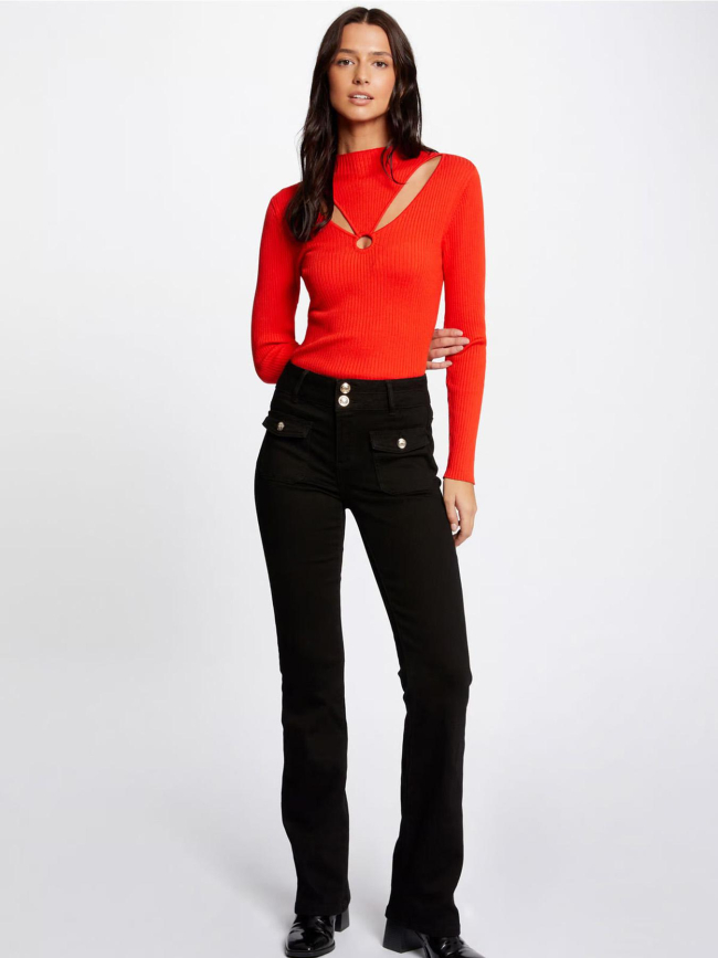 Jean bootcut polen noir femme - Morgan