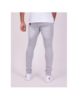 Jean skinny effet usé gris homme - Project X Paris