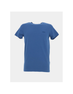 T-shirt stretch slim à manches courtes bleu homme - Calvin Klein