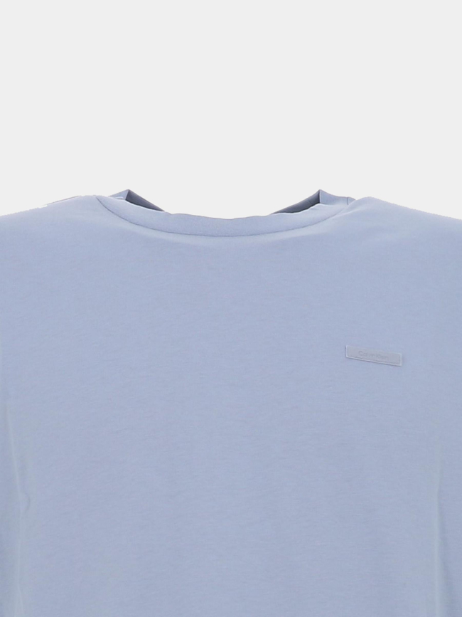 T-shirt à manches courtes coton comfort bleu homme - Calvin Klein