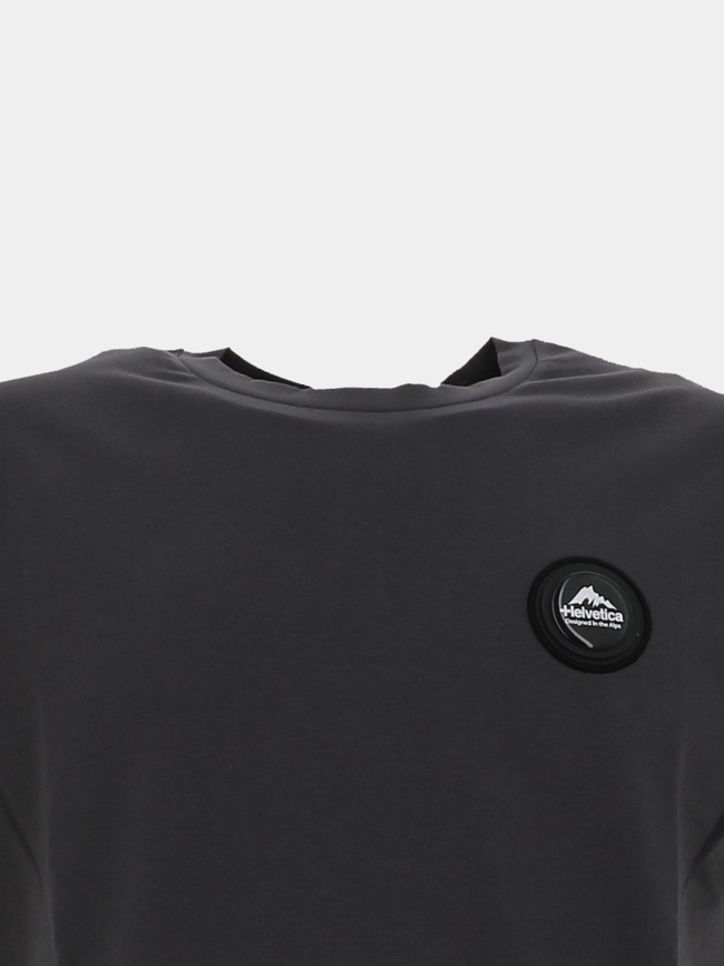 T-shirt à manches courtes ajaccio gris foncé homme - Helvetica