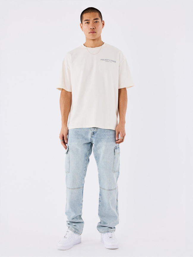 Jean à poches latérales bleu homme - Project x Paris