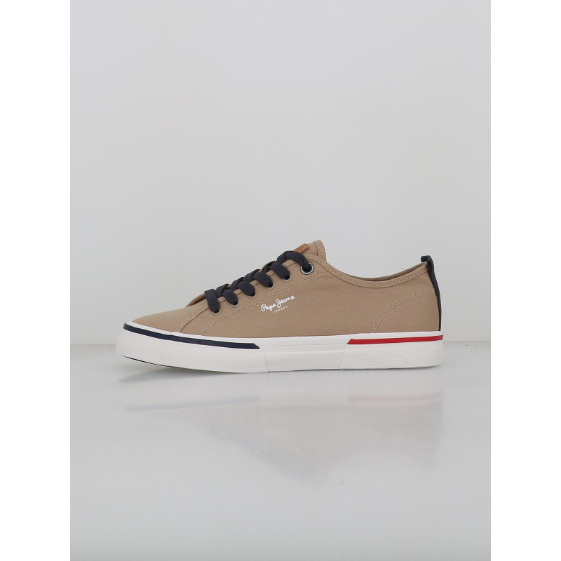 Baskets en toile kenton smart beige homme - Pepe Jeans