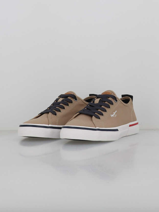Baskets en toile kenton smart beige homme - Pepe Jeans